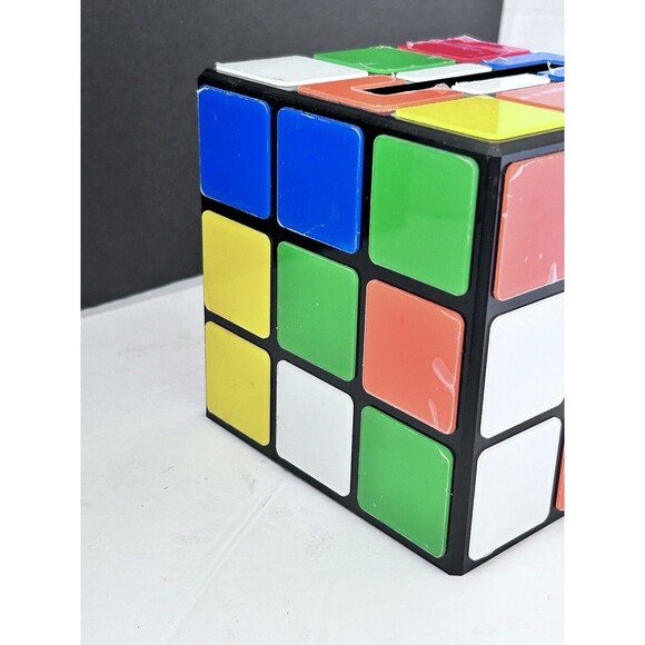 Get Digital Rubiks Cube Plastic Tissue Box Cover Holder Magic Cube Magnetic Lock - Picture 1 of 11
